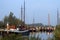 Traditional dutch sailing ships