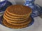 Traditional Dutch stroopwafel close-up