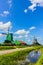 Traditional Dutch windmill houses