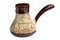 Traditional earthenware coffeepot