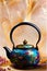 Traditional Elegant Teapot Kettle With Artwork Generative AI