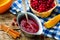 Traditional English cranberry sauce