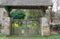 Traditional English lychgate at Holtye, Sussex