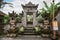 Traditional entrance gate in balinese house