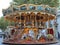 Traditional fairground carousel in Avignon, France