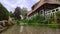 Traditional farmhouse by the river Veules in Normandy, France