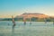 Traditional felucca boats on the Nile River