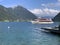 The traditional ferry crossing the waters of the turquoise Achensee