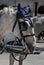 Traditional Fiaker Horse At Rental Station in Front Of Stephansdom In The City Of Vienna In Austria