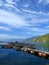 Traditional fish cage in Lake Toba