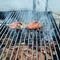 Traditional fish grilling processing in Makassar, Indonesia