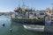 Traditional fishing boat in Marsaxlokk, Malta