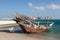 Traditional fishing dhow in Bahrain
