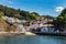 Traditional fishing village in Cudillero. Asturias. The most beautiful turistic spots in Spain