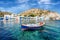 The traditional fishing village of Klima on the Greek island of Milos