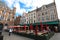 The traditional Flemish cafe De Vier Winden located on Markt of Bruges -Market Square in Bruges , Belgium