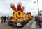 The traditional flowers parade Bloemencorso from Noordwijk to Haarlem in the Netherlands
