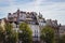 Traditional French Architecture. House in Paris. Parisian building.