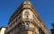 Traditional French Haussmann architecture and residential building in Marseille.