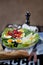 Traditional French Mediterranean cuisine dish, Nicoise Salad