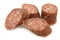 Traditional frisian smoked and dried sausage pieces