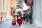 Traditional fruits street vendor in Cartagena de Indias called Palenquera