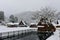 Traditional gassho style houses at Gokayama Gassho no Sato, Japan