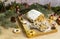 Traditional German Christmas cake - Marzipan Stollen