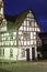 Traditional german half-timbered house