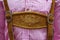 Traditional German Lederhosen Center Chestpiece Closeup Leather