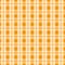 Traditional Gingham pattern in yellow color. Seamless checkered vector pattern. Abstract geometric background.