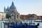 Traditional Gondolas on Canal Grande with Basilica di Santa Maria della Salute