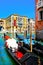 Traditional Gondolas at Canal Grande in Venice, Italy