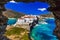 Traditional Greece series - Andros island, view of Chora village from old fortress