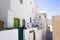 Traditional greek architecture Santorini Island Pyrgos village