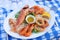 Traditional Greek fish plate meze