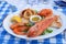 Traditional Greek fish plate meze