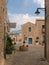 Traditional Greek stone houses village in Mani.