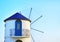 Traditional greek windmill - Cyclades Greece