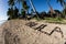 Traditional Greeting of Bula on Beach in Fiji