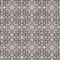 Traditional grey mosaic seamless pattern print. Fabric effect mexican patchwork damask grid Square shape symmetrical