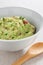 Traditional guacamole bowl