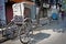 Traditional hand pulled indian rickshaw