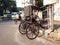 Traditional hand Rickshaw puller at city of joy Kolkata since British period