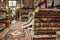 Traditional Handwoven Rugs and Carpets Displayed in an Oriental Rug Store Interior with Rich Textile Patterns