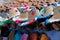 Traditional hats sale in Chefchaouen, Morocco