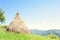 Traditional haystack of mountain villages.