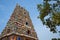 Traditional Hindu temple Kidangamparambu Sree Bhuvaneswari in India in Allapuzha Allepi Kerala.