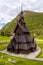 Traditional historic Borgund stave church, Fjordane, Norway