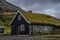 Traditional historic buildings in Saksun village, Faroe Islands